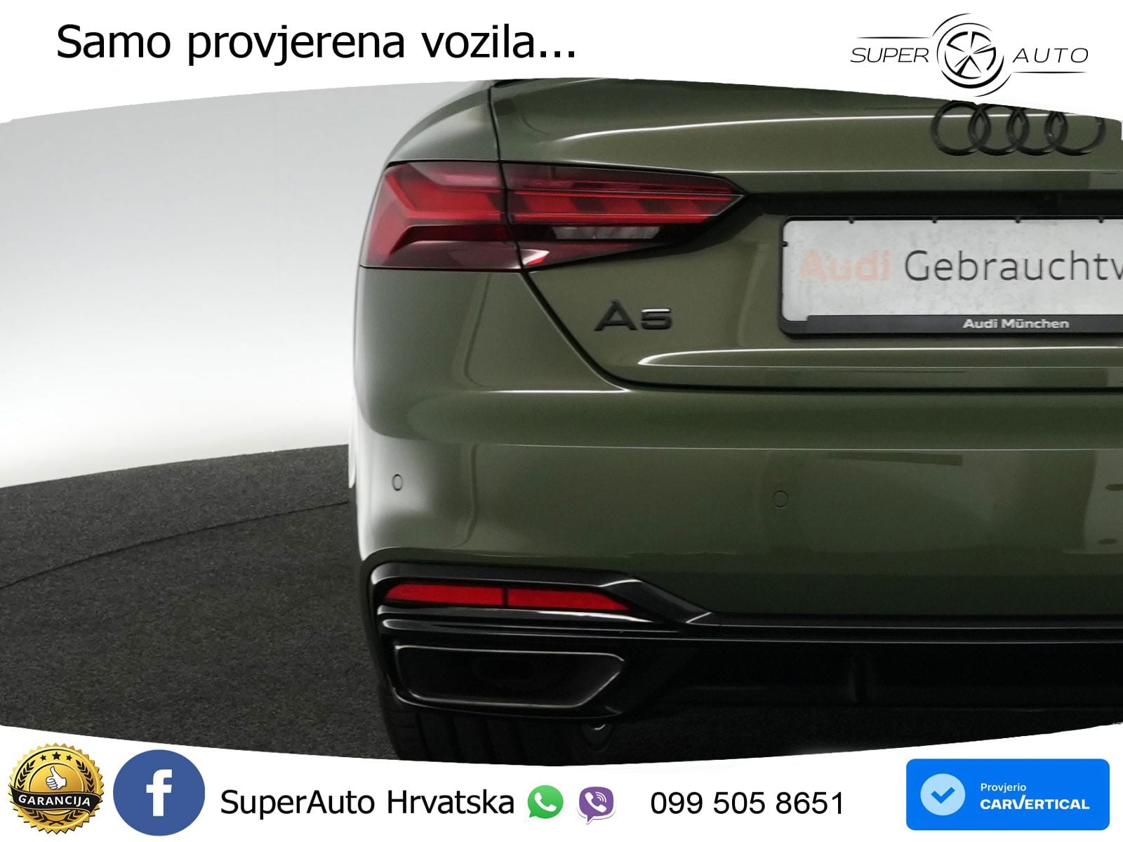 Audi A5 Sportback  40 TFSI (204 KS) quattro S tronic S line MATRIX+GR SJED+KAM