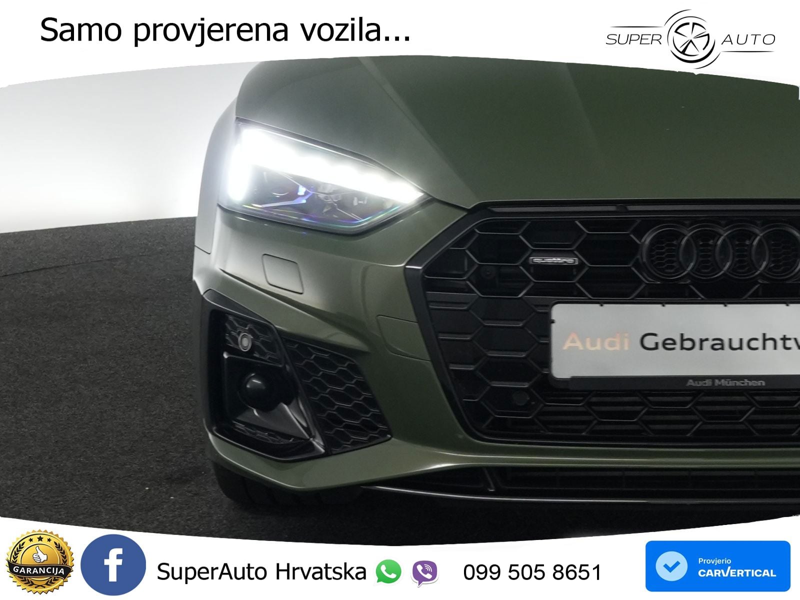Audi A5 Sportback  40 TFSI (204 KS) quattro S tronic S line MATRIX+GR SJED+KAM