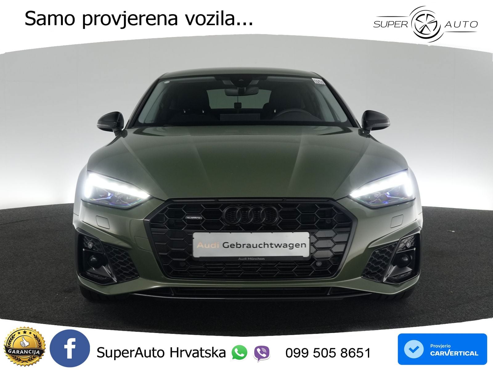 Audi A5 Sportback  40 TFSI (204 KS) quattro S tronic S line MATRIX+GR SJED+KAM