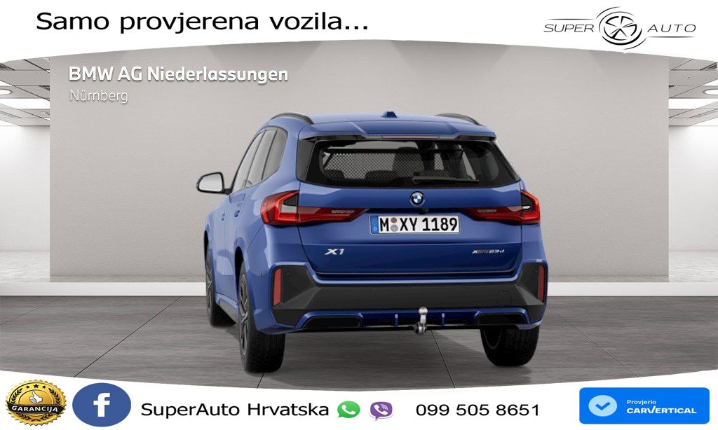 BMW X1 23d (211 KS) xDrive Steptronic M Sport LED+GR SJED+ACC