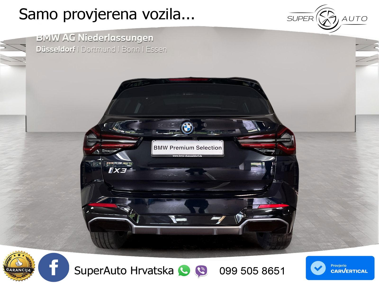 BMW iX3 80 kWh (286 KS) M Sport LED+GR SJED+ACC