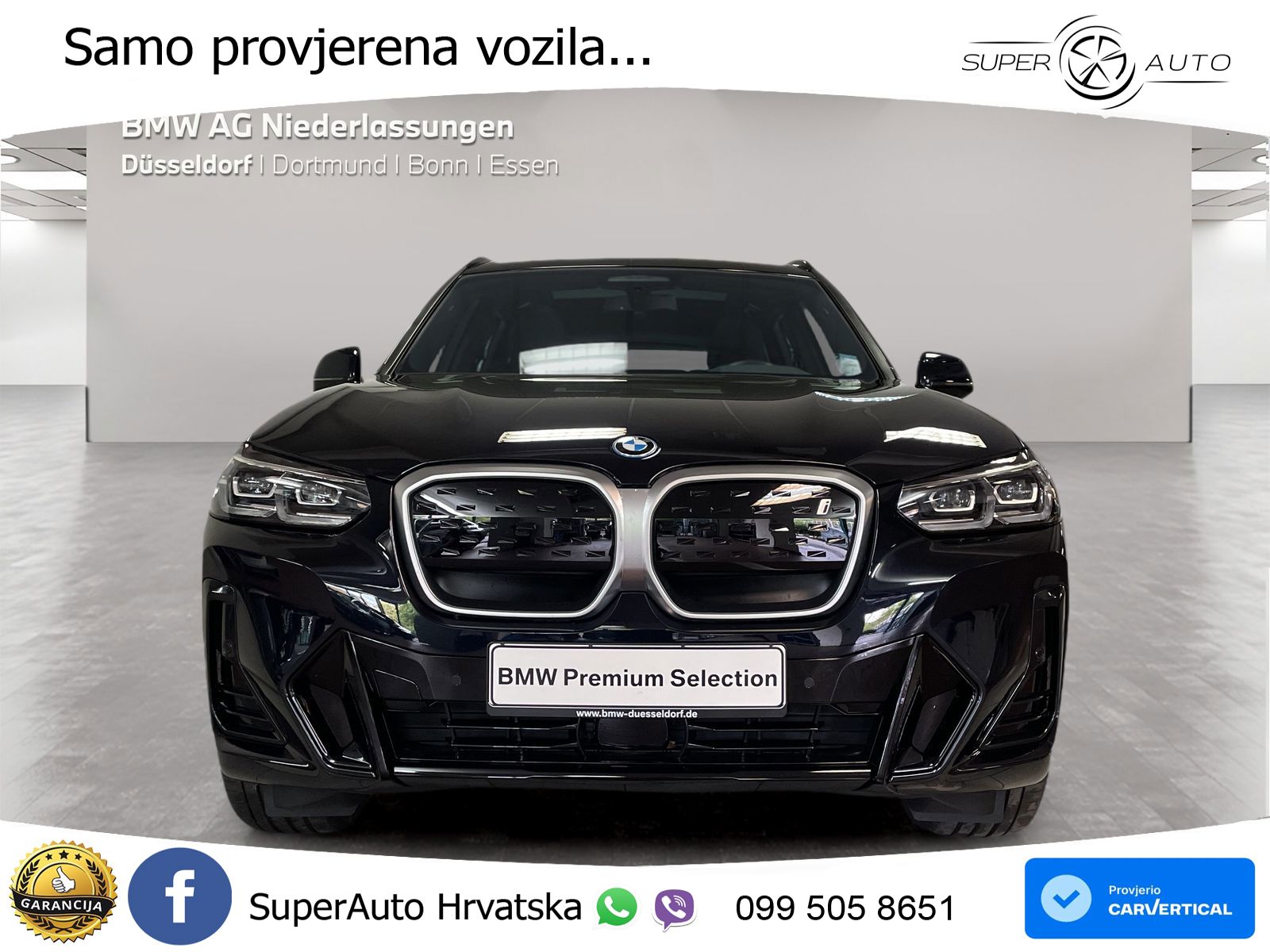 BMW iX3 80 kWh (286 KS) M Sport LED+GR SJED+ACC