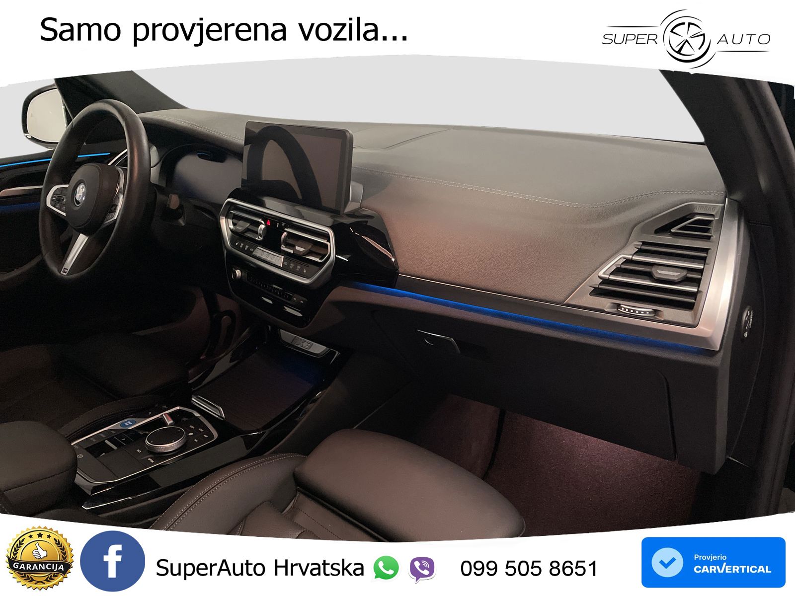 BMW iX3 80 kWh (286 KS) M Sport LED+GR SJED+ACC