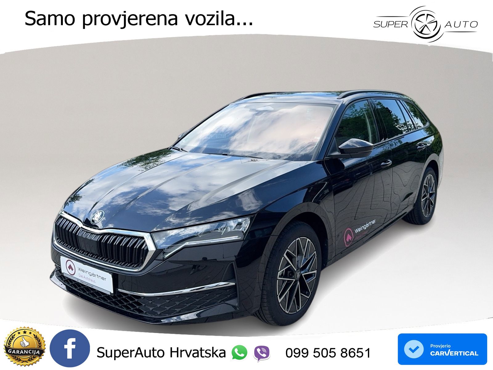 Škoda Octavia Combi 2.0 TDI (150 KS) DSG LED+GR SJED+ACC