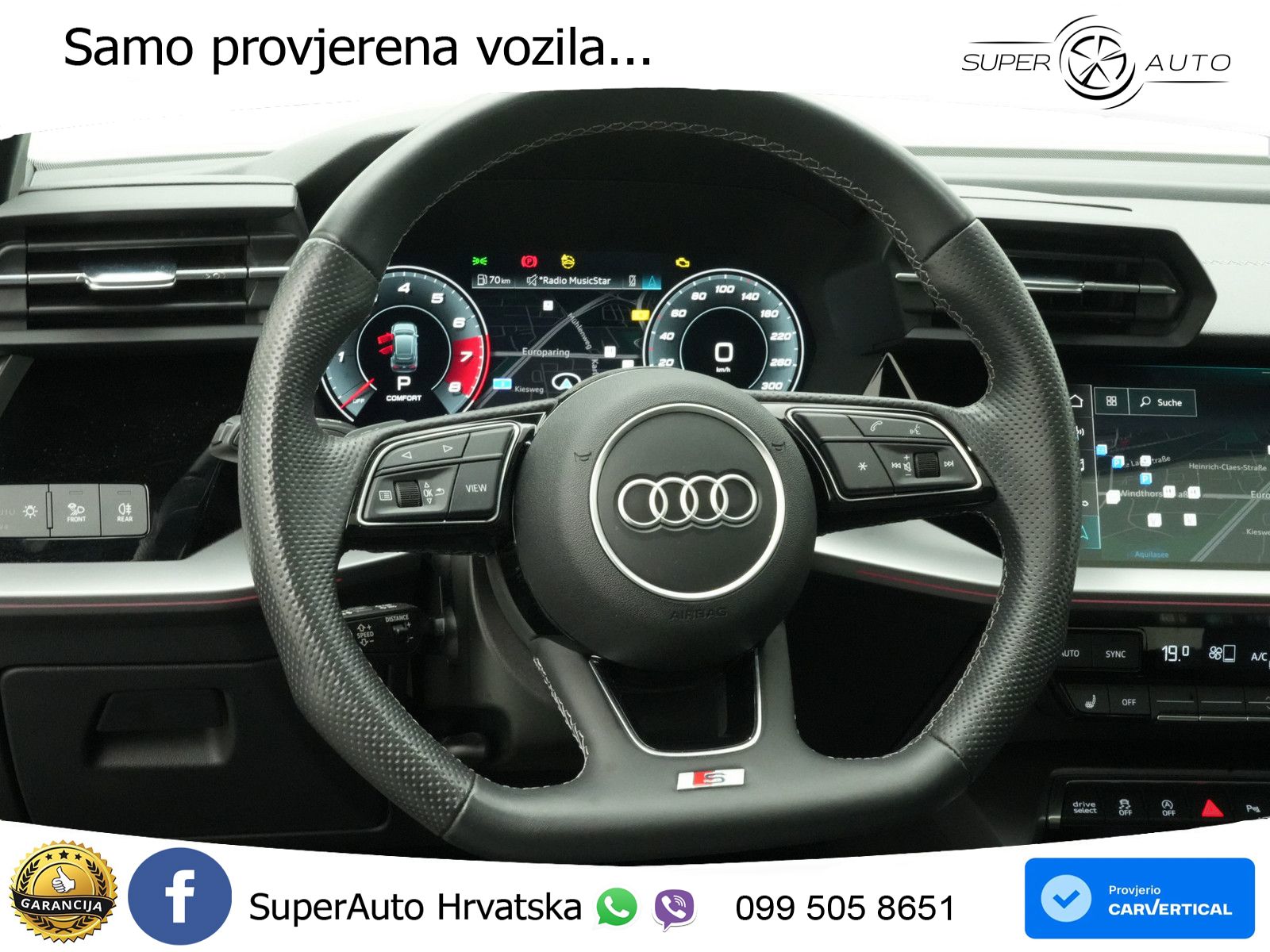 Audi S3 2.0 TFSI (310 KS) quattro S tronic MATRIX+GR SJED+KAM