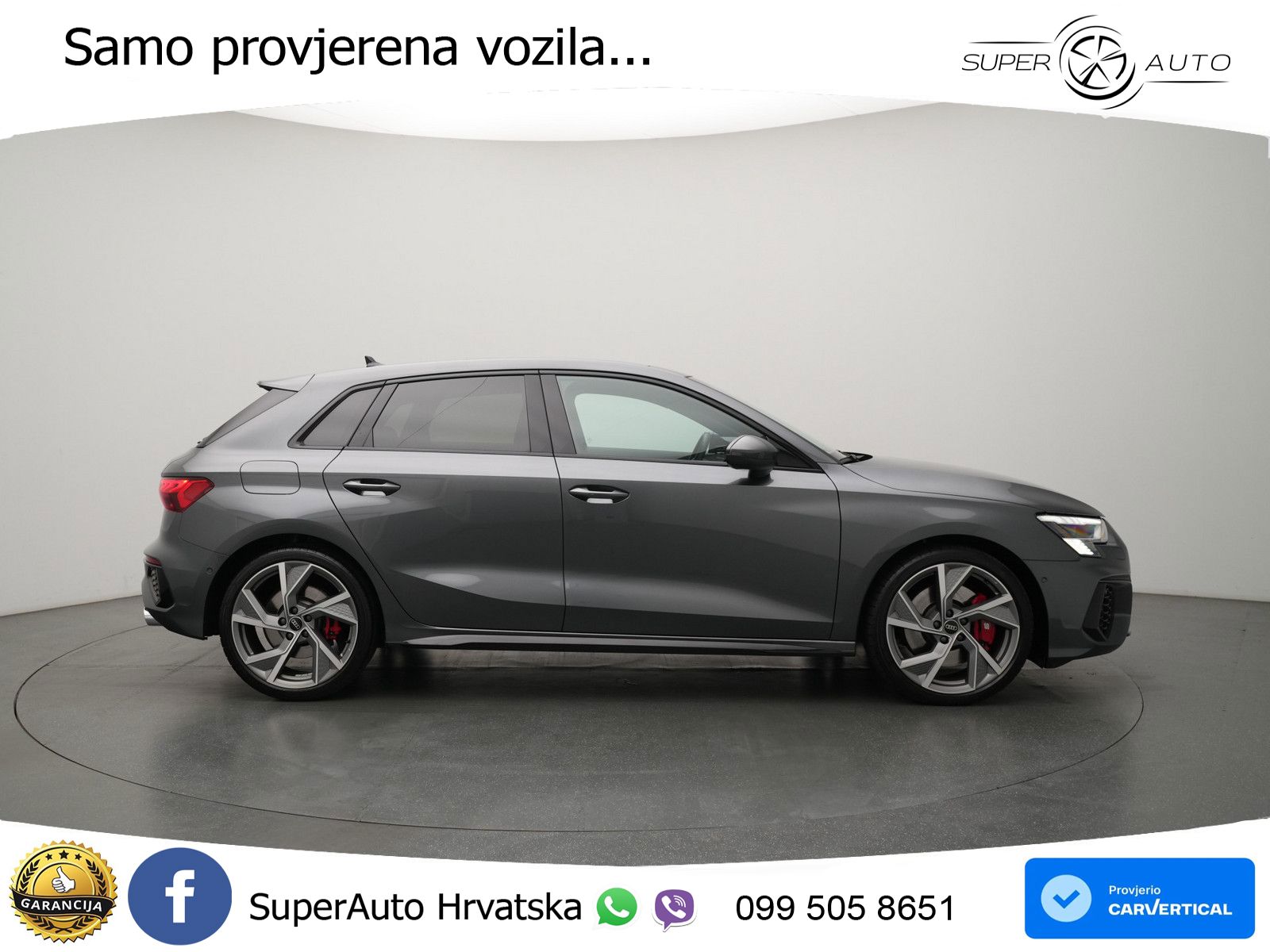 Audi S3 2.0 TFSI (310 KS) quattro S tronic MATRIX+GR SJED+KAM