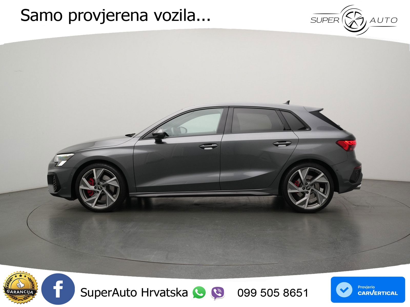 Audi S3 2.0 TFSI (310 KS) quattro S tronic MATRIX+GR SJED+KAM