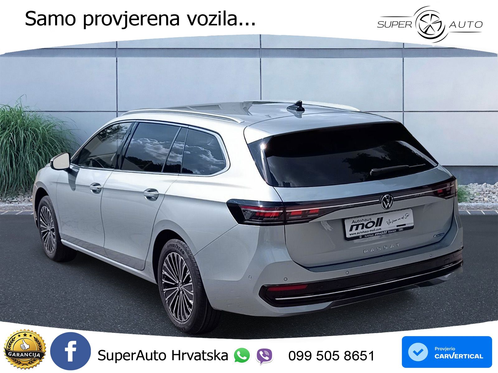 Volkswagen Passat Variant 2.0 TDI (193 KS) 4MOTION DSG Elegance LED+GR SJED+ACC