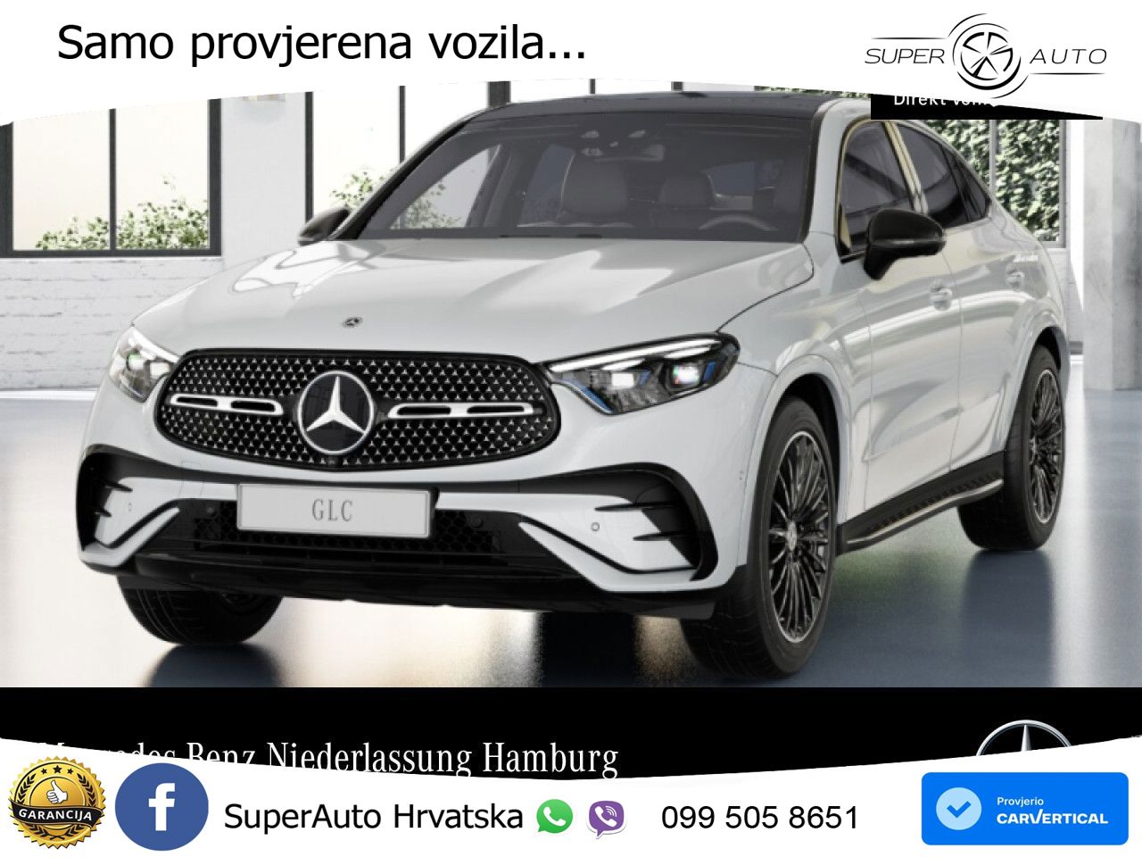 Mercedes GLC 450d (367 KS) 4MATIC 9G-TRONIC AMG ACC+GR SJED+360+PANO