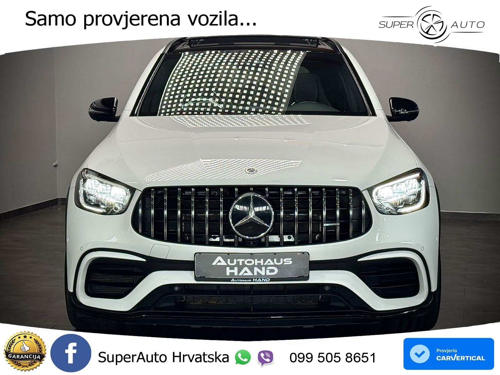 Mercedes AMG GLC 63 V8 (476 KS) 4MATIC+ MCT LED+GR SJED+ACC