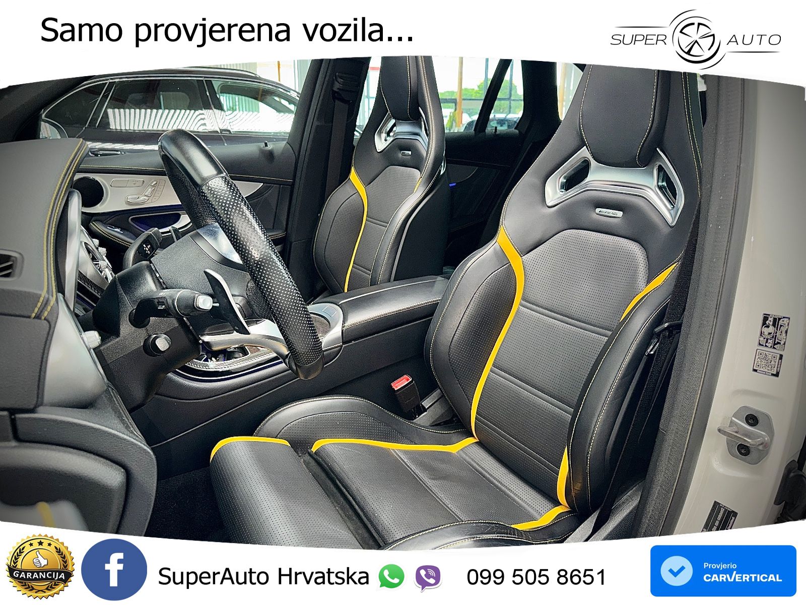 Mercedes AMG GLC 63 V8 (476 KS) 4MATIC+ MCT LED+GR SJED+ACC