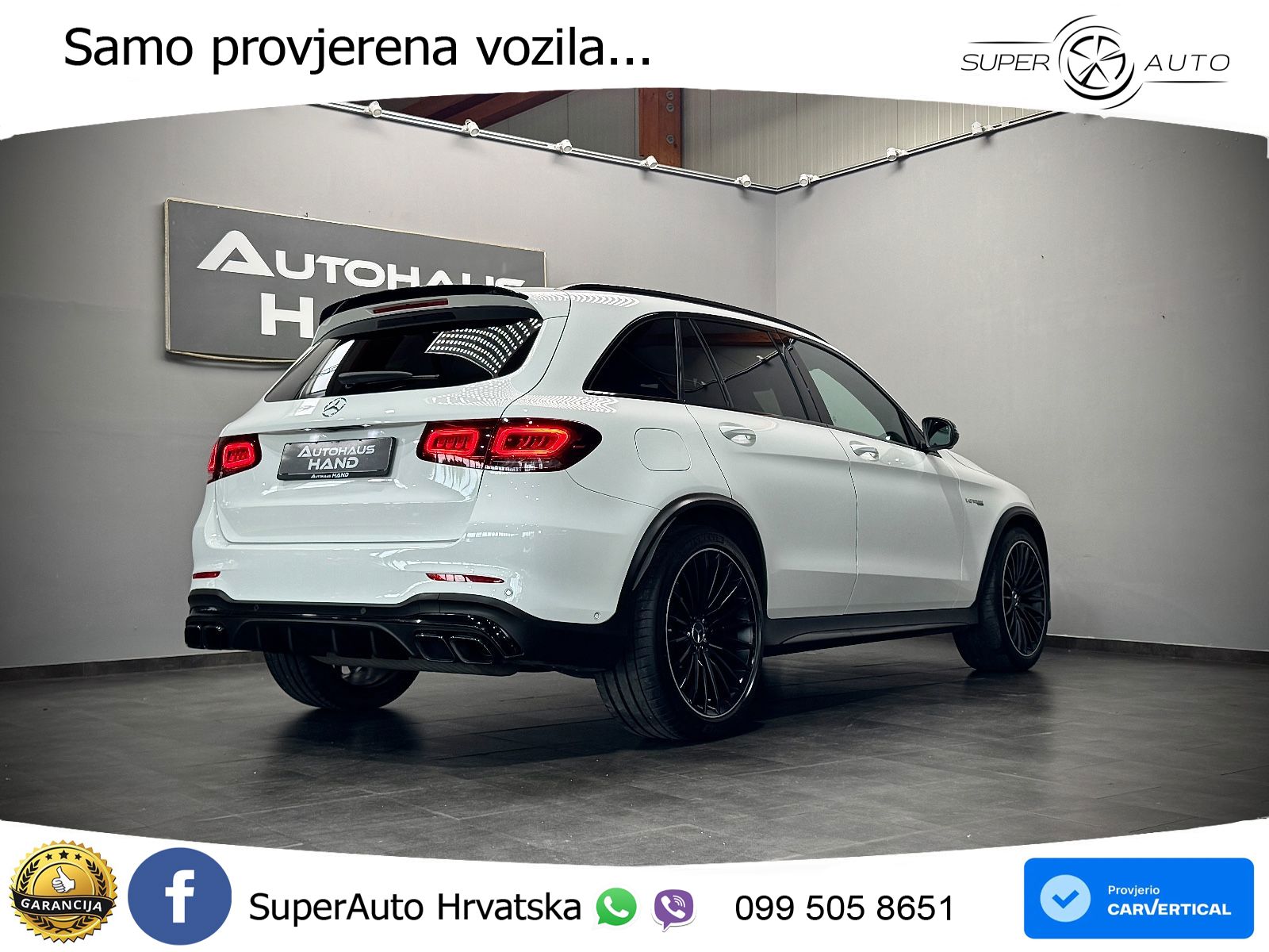 Mercedes AMG GLC 63 V8 (476 KS) 4MATIC+ MCT LED+GR SJED+ACC
