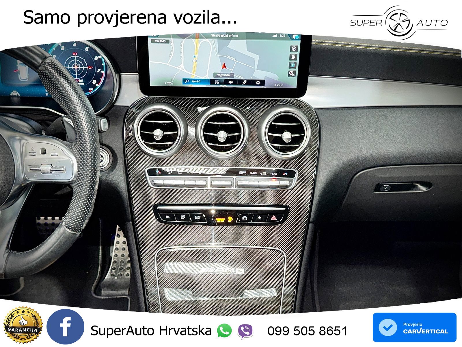 Mercedes AMG GLC 63 V8 (476 KS) 4MATIC+ MCT LED+GR SJED+ACC