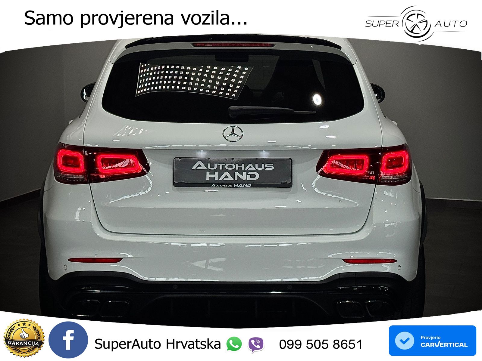 Mercedes AMG GLC 63 V8 (476 KS) 4MATIC+ MCT LED+GR SJED+ACC