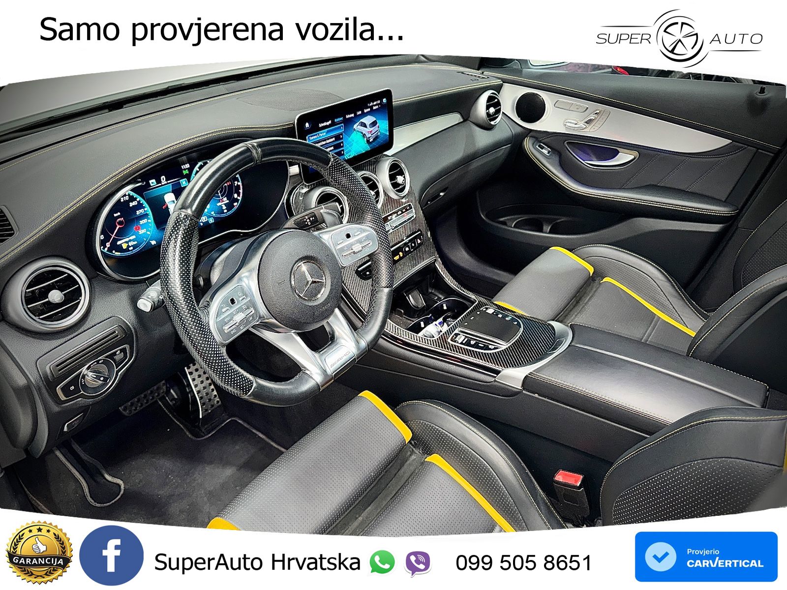 Mercedes AMG GLC 63 V8 (476 KS) 4MATIC+ MCT LED+GR SJED+ACC