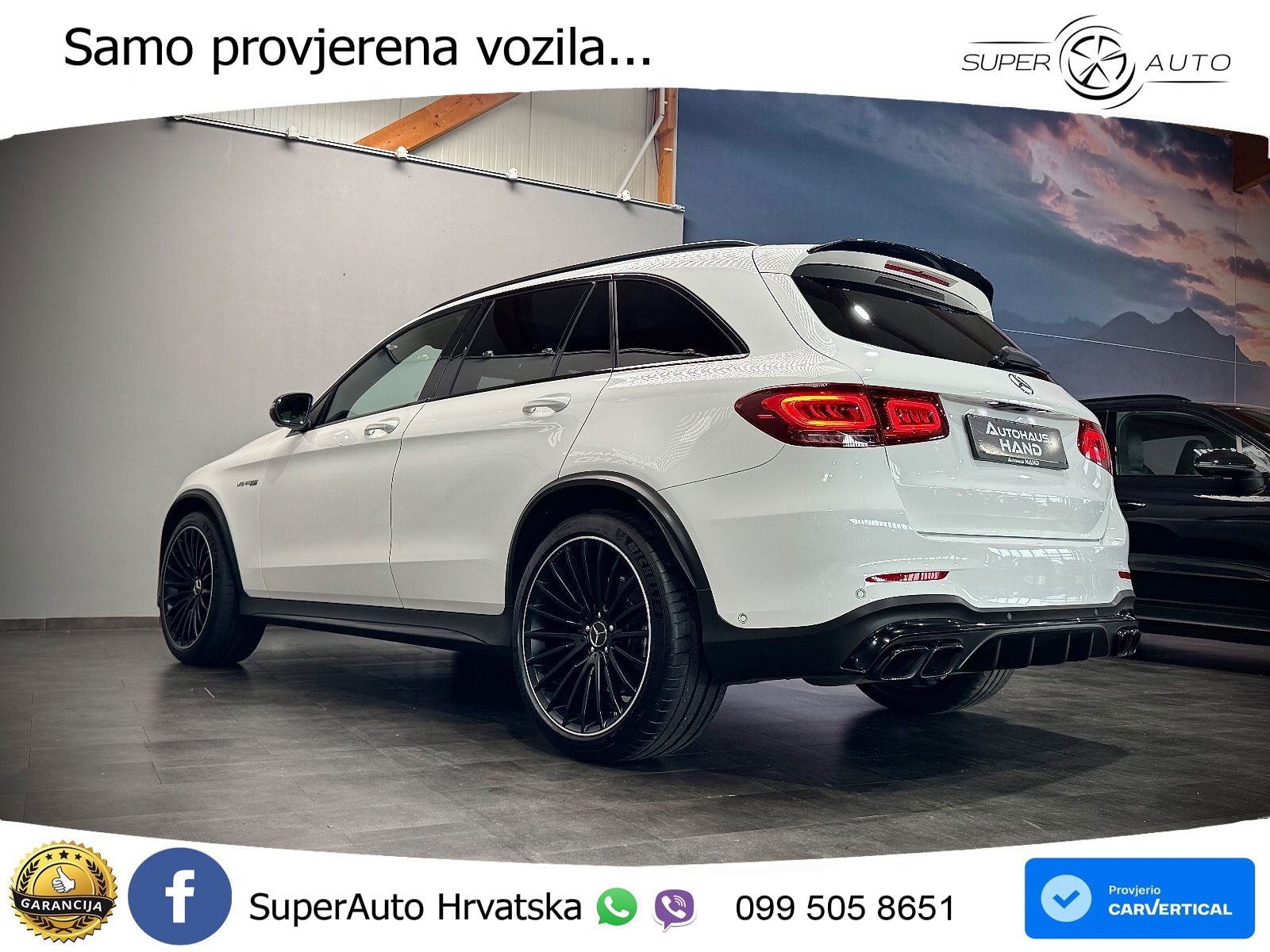 Mercedes AMG GLC 63 V8 (476 KS) 4MATIC+ MCT LED+GR SJED+ACC