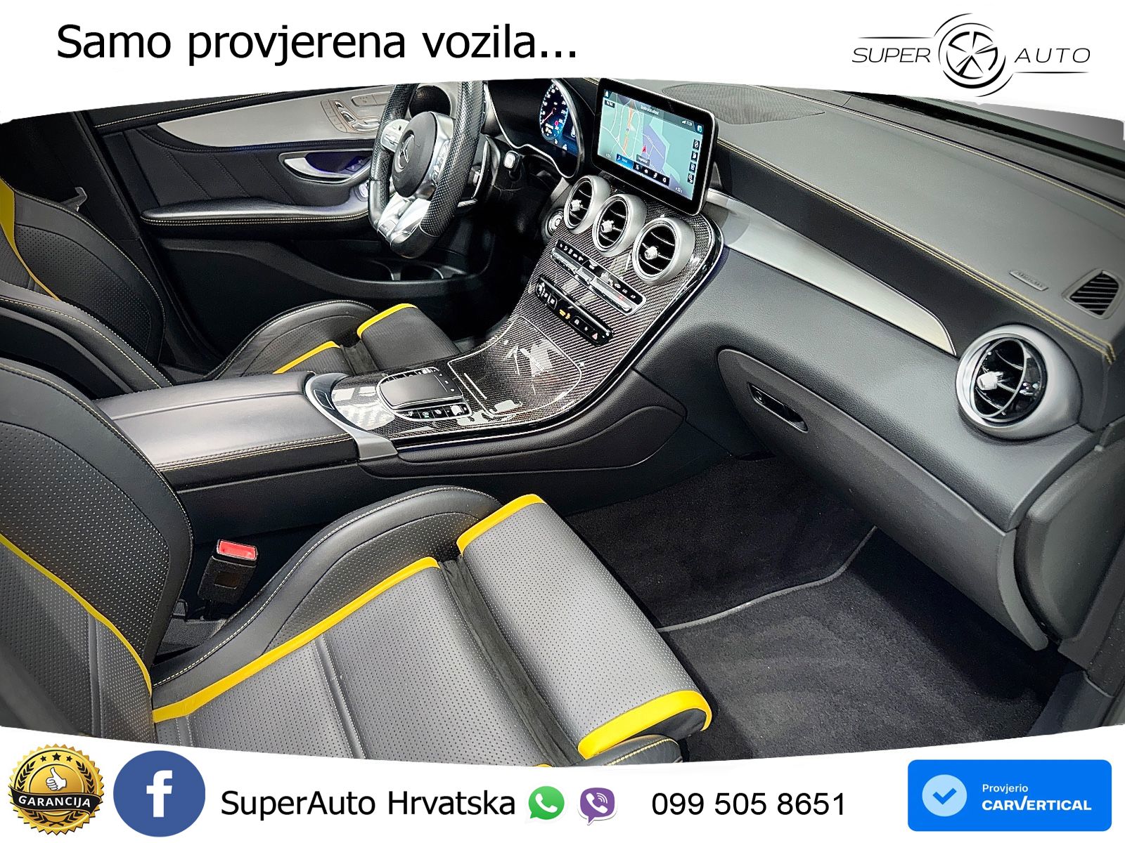 Mercedes AMG GLC 63 V8 (476 KS) 4MATIC+ MCT LED+GR SJED+ACC