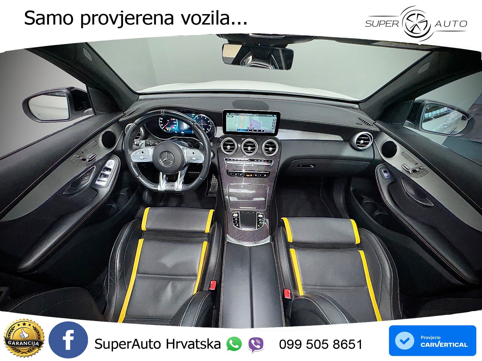 Mercedes AMG GLC 63 V8 (476 KS) 4MATIC+ MCT LED+GR SJED+ACC