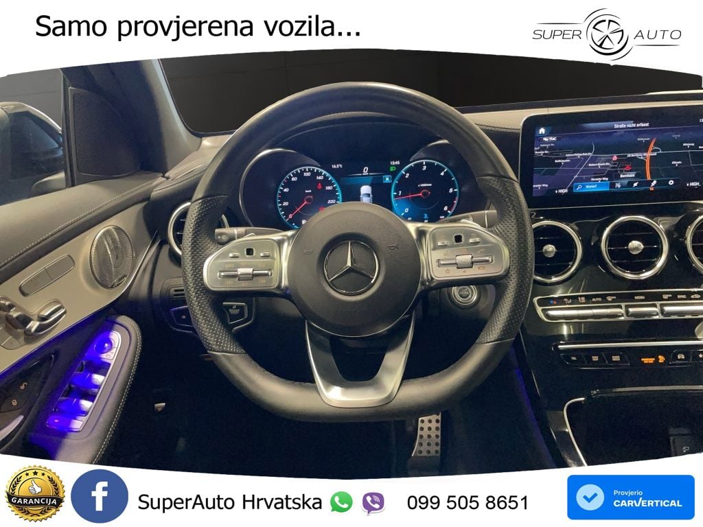 Mercedes GLC Coupe 220d (194 KS) 4MATIC G-TRONIC AMG LED+GR SJED+ACC