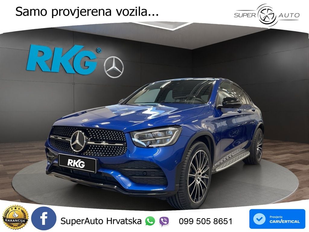 Mercedes GLC Coupe 220d (194 KS) 4MATIC G-TRONIC AMG LED+GR SJED+ACC