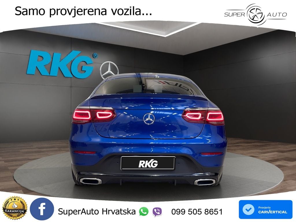Mercedes GLC Coupe 220d (194 KS) 4MATIC G-TRONIC AMG LED+GR SJED+ACC
