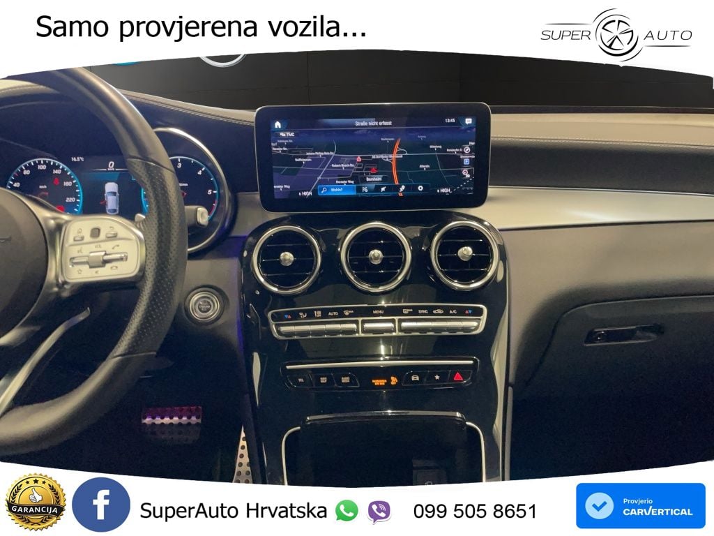 Mercedes GLC Coupe 220d (194 KS) 4MATIC G-TRONIC AMG LED+GR SJED+ACC