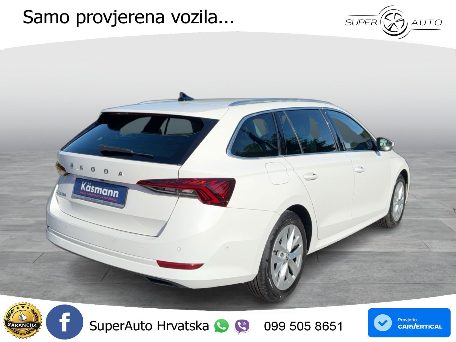 Škoda Octavia Combi 2.0 TDI (150 KS) DSG LED+GR SJED+ACC