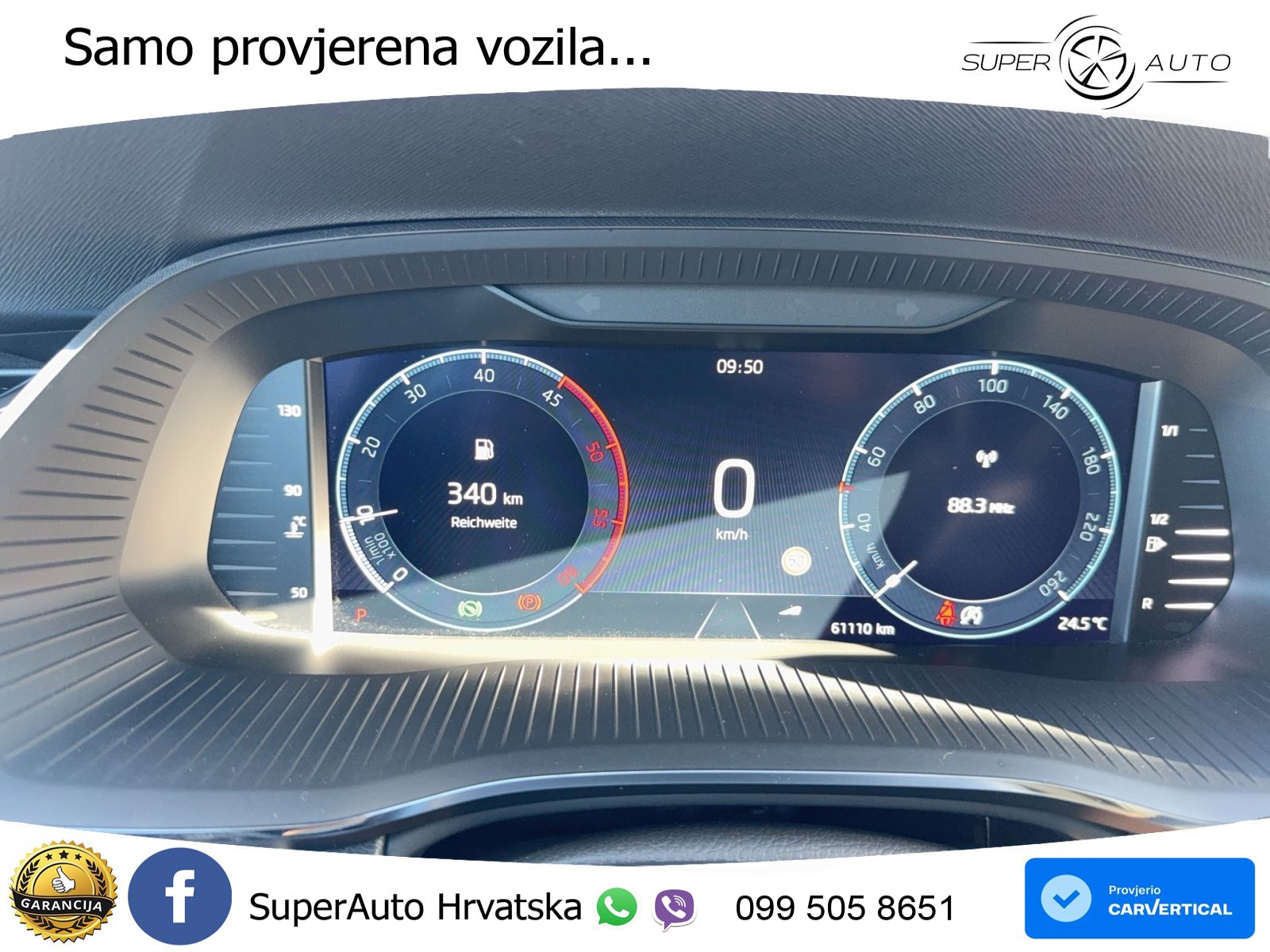 Škoda Octavia Combi 2.0 TDI (150 KS) DSG LED+GR SJED+ACC