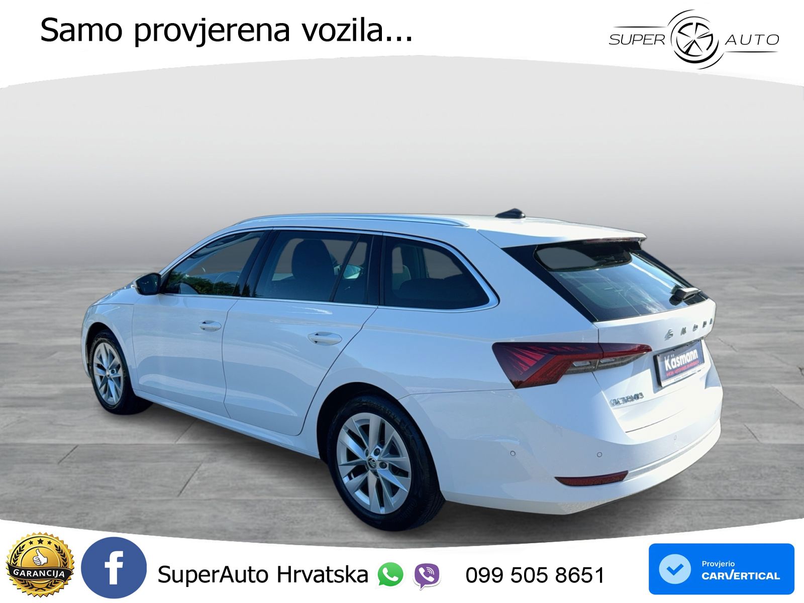 Škoda Octavia Combi 2.0 TDI (150 KS) DSG LED+GR SJED+ACC