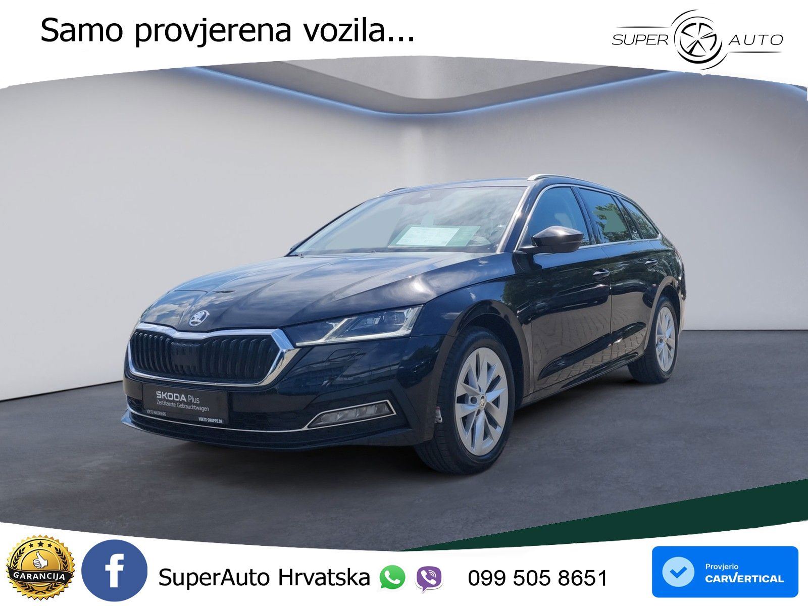 Škoda Octavia Combi 2.0 TDI (150 KS) DSG LED+GR SJED+ACC