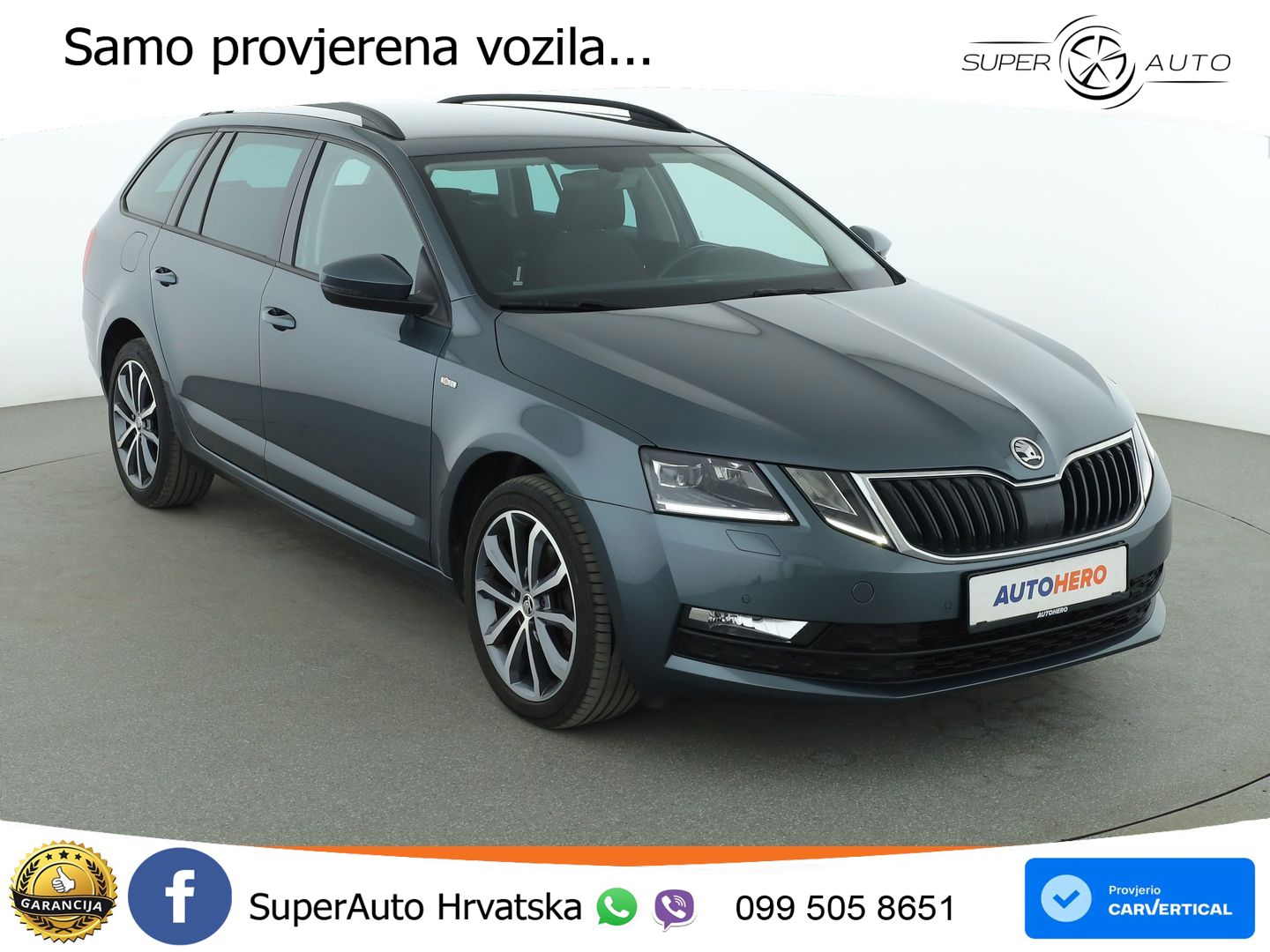 Škoda Octavia Combi 2.0 TDI (150 KS) DSG LED+GR SJED+ACC