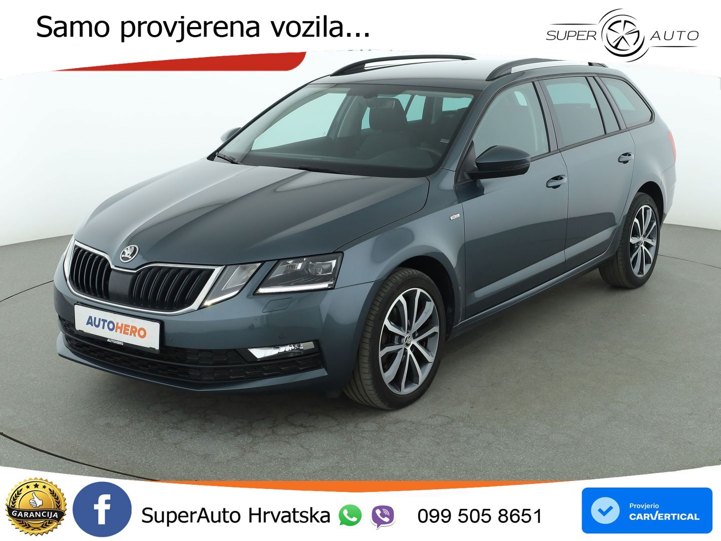 Škoda Octavia Combi 2.0 TDI (150 KS) DSG LED+GR SJED+ACC