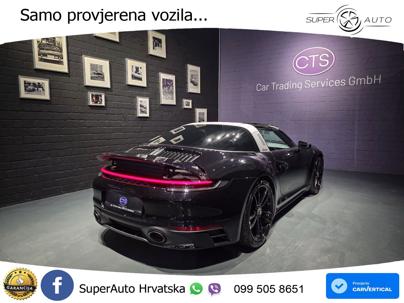 Porsche 911 Targa 4 GTS 3.0 (480 KS) PDK MATRIX+GR SJED+KAM