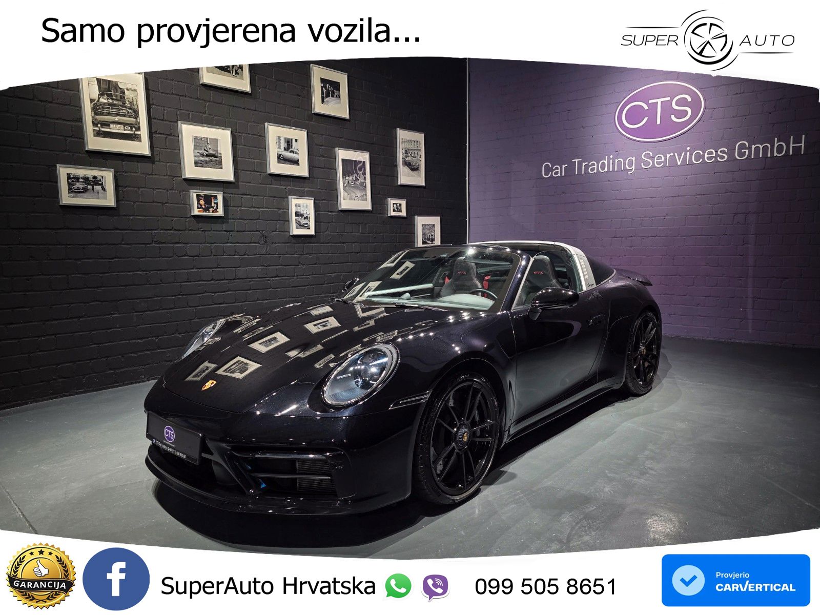 Porsche 911 Targa 4 GTS 3.0 (480 KS) PDK MATRIX+GR SJED+KAM
