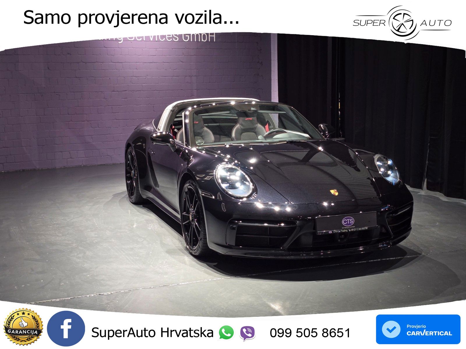 Porsche 911 Targa 4 GTS 3.0 (480 KS) PDK MATRIX+GR SJED+KAM