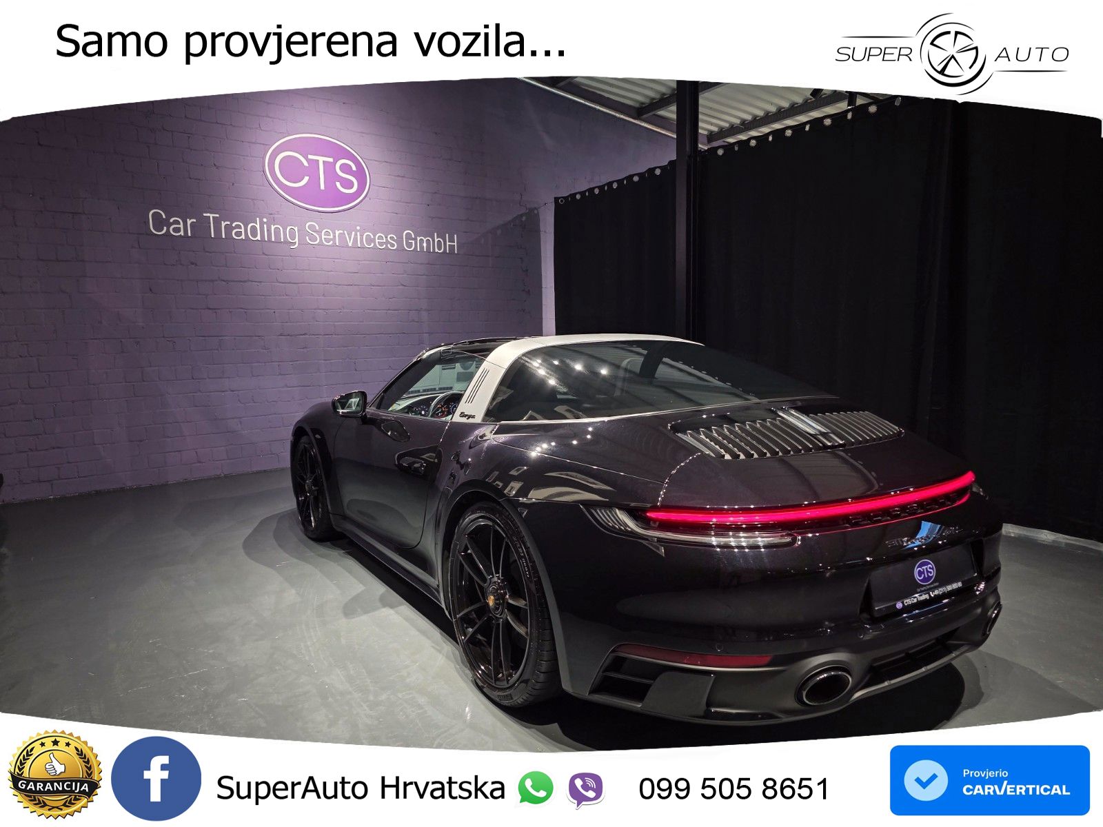 Porsche 911 Targa 4 GTS 3.0 (480 KS) PDK MATRIX+GR SJED+KAM