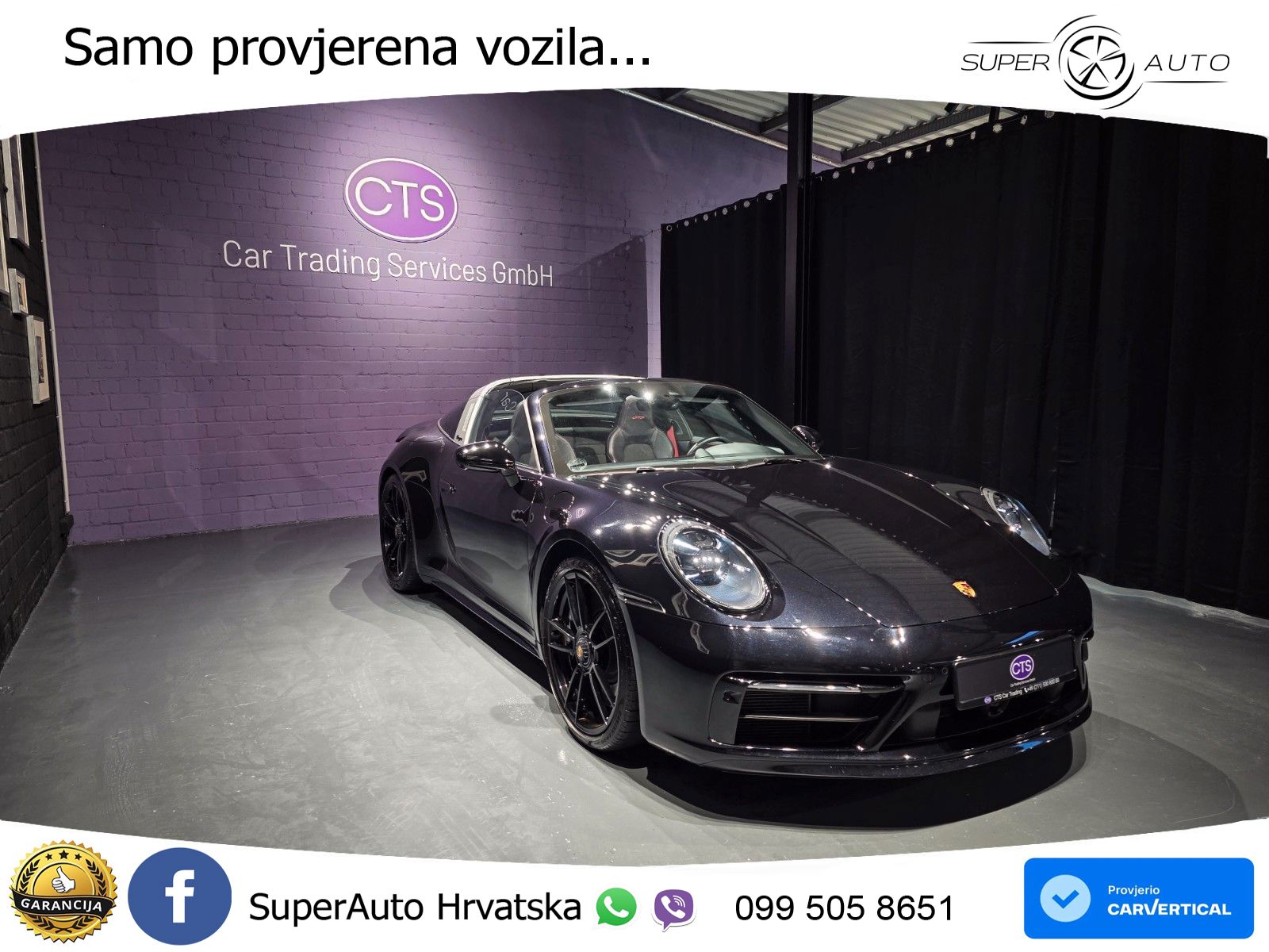 Porsche 911 Targa 4 GTS 3.0 (480 KS) PDK MATRIX+GR SJED+KAM