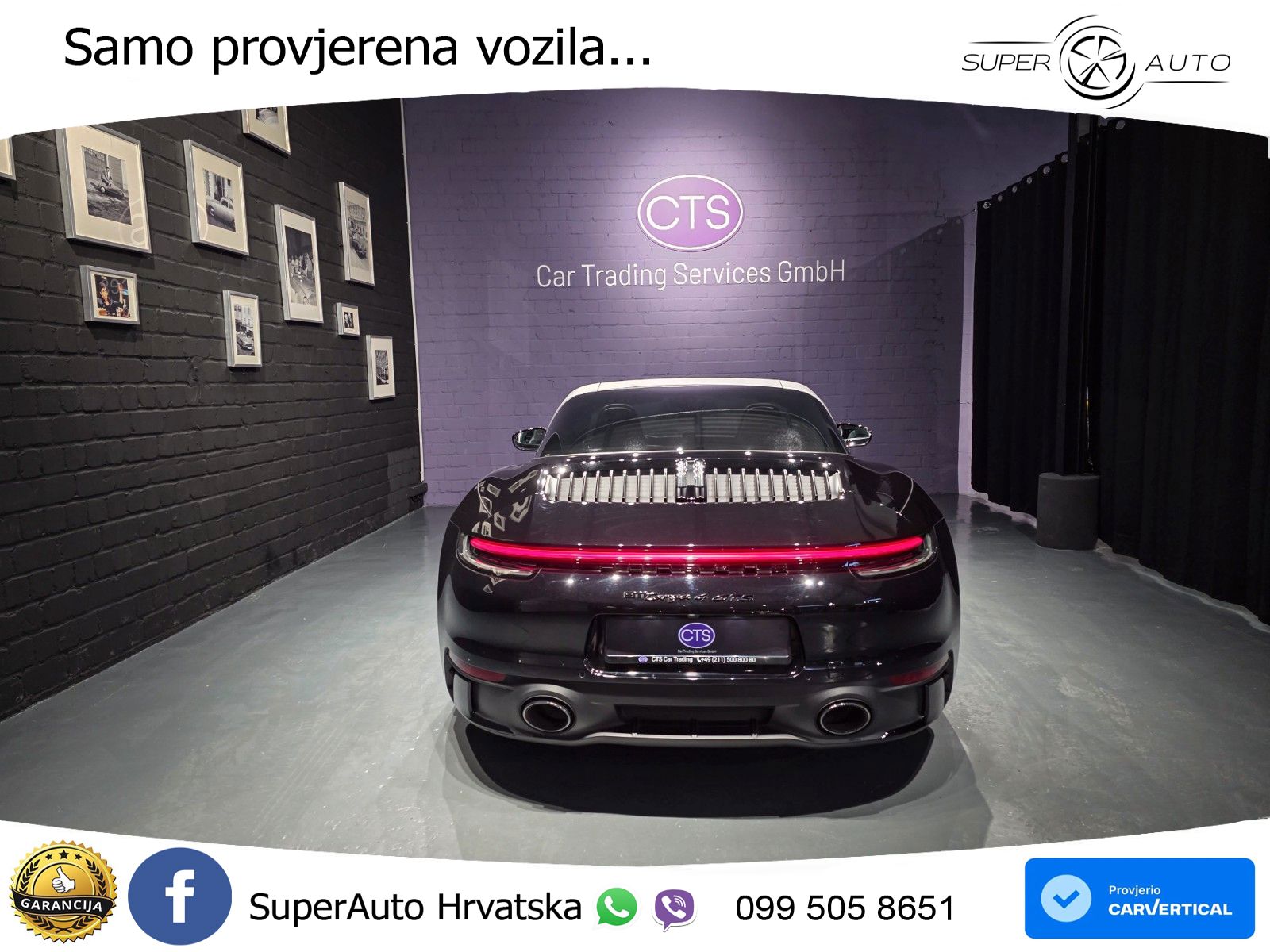 Porsche 911 Targa 4 GTS 3.0 (480 KS) PDK MATRIX+GR SJED+KAM