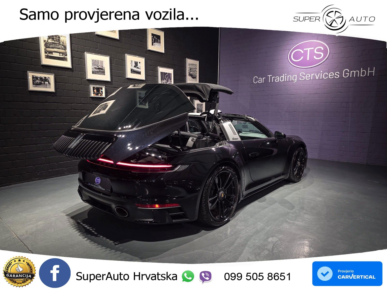 Porsche 911 Targa 4 GTS 3.0 (480 KS) PDK MATRIX+GR SJED+KAM