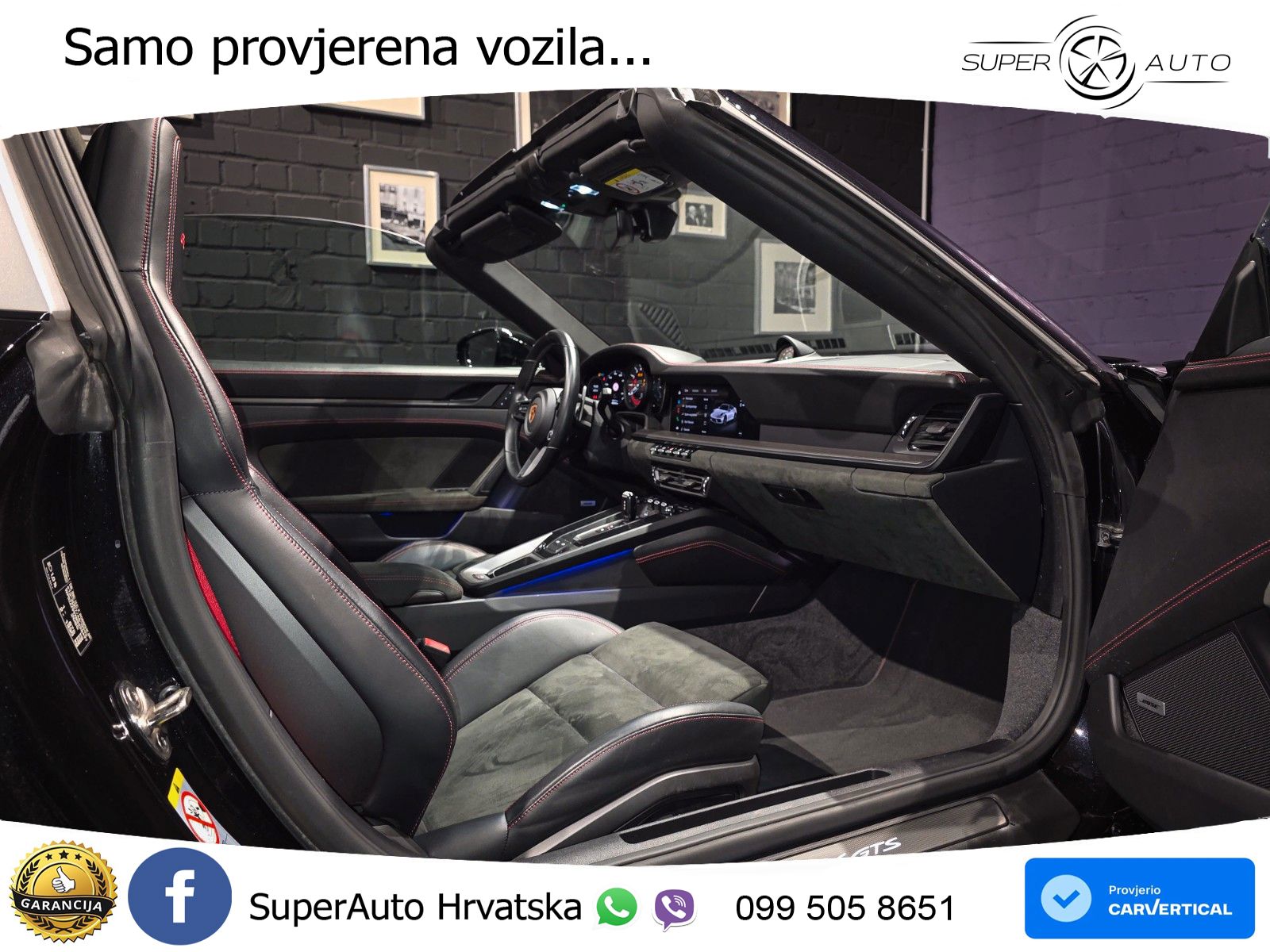 Porsche 911 Targa 4 GTS 3.0 (480 KS) PDK MATRIX+GR SJED+KAM