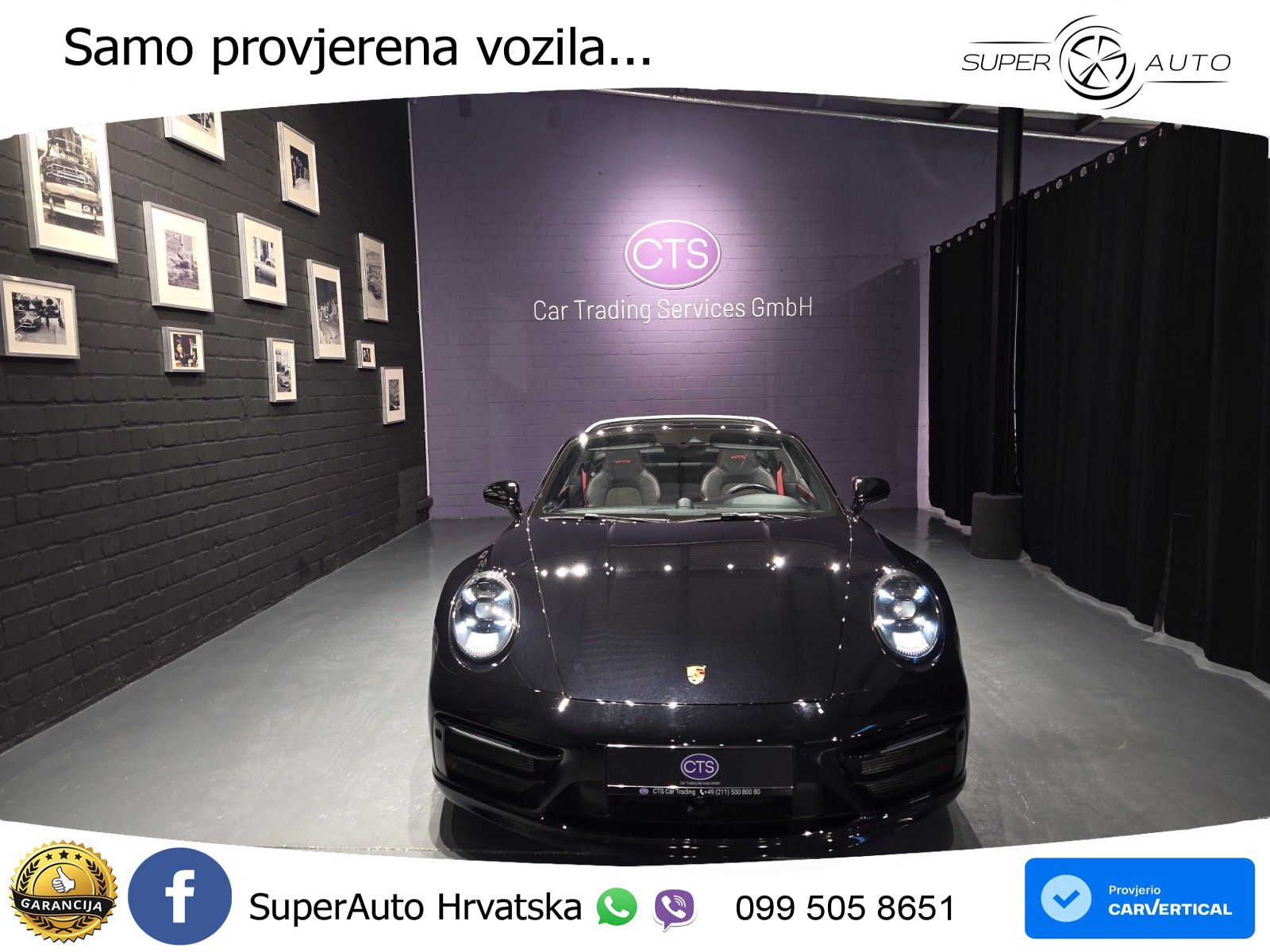 Porsche 911 Targa 4 GTS 3.0 (480 KS) PDK MATRIX+GR SJED+KAM
