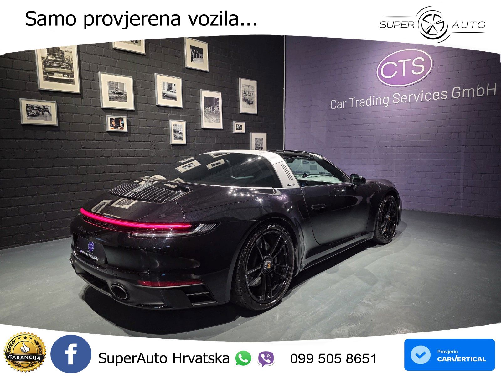 Porsche 911 Targa 4 GTS 3.0 (480 KS) PDK MATRIX+GR SJED+KAM