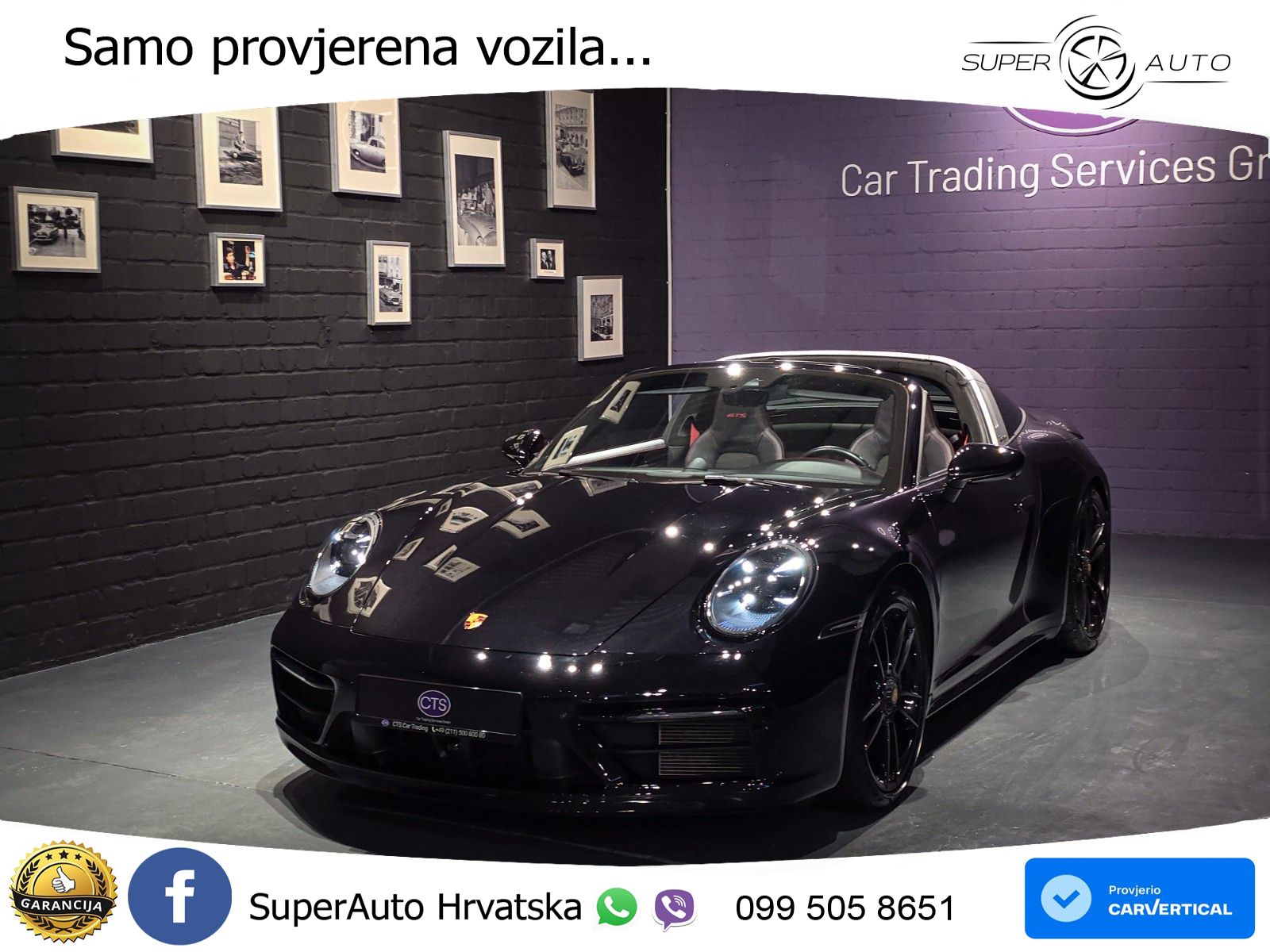 Porsche 911 Targa 4 GTS 3.0 (480 KS) PDK MATRIX+GR SJED+KAM