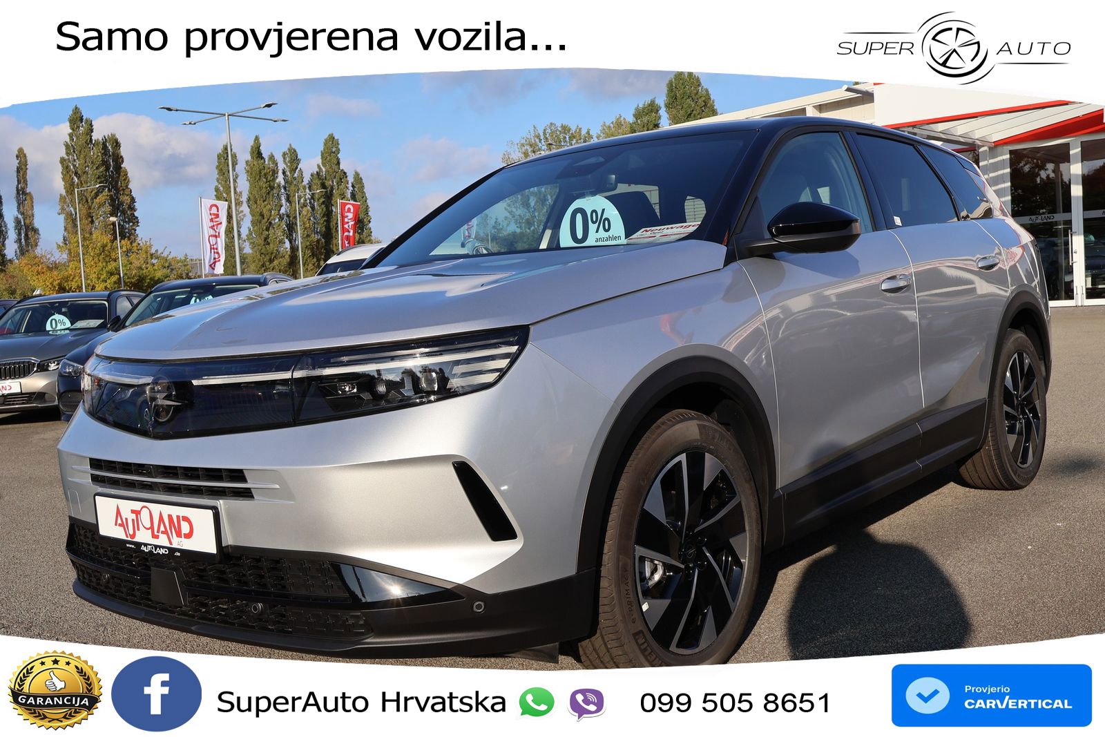Opel Grandland 1.2 Turbo (145 KS) Hybrid eDCT Ultimate LED+GR SJED+ACC