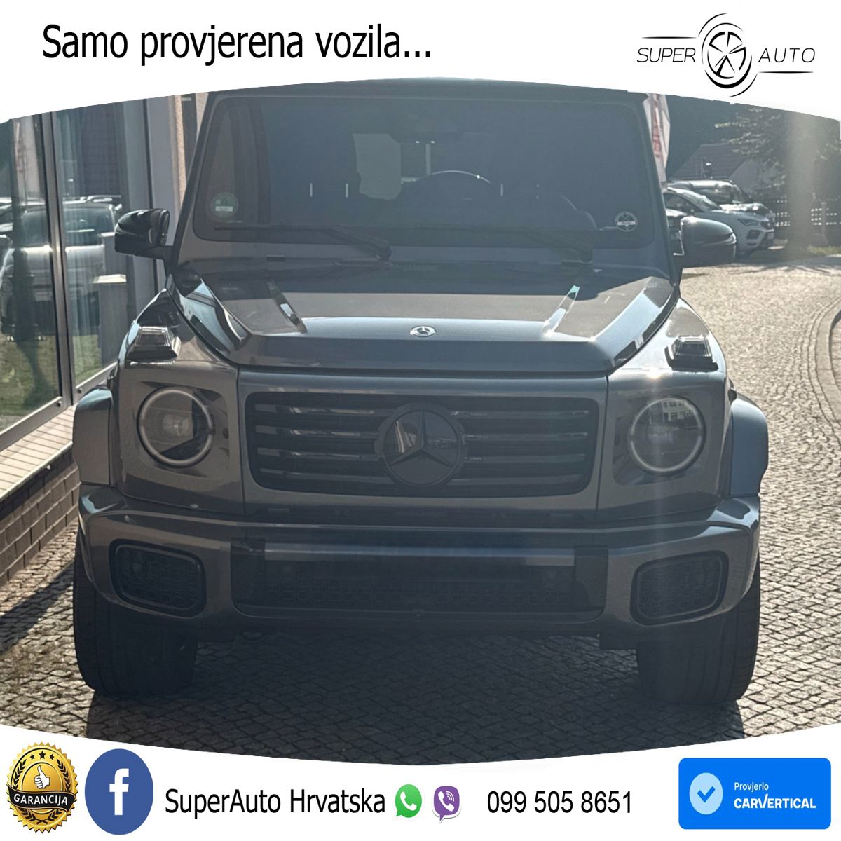 Mercedes G 450d Long (367 KS) 4MATIC 9G-TRONIC LED+GR SJED+ACC