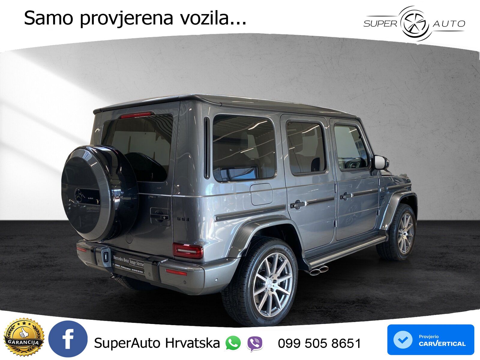 Mercedes AMG G 63 Long V8 (585 KS) 4MATIC 9G-TRONIC AMG SPEEDSHIFT PLUS Superior LED+ACC