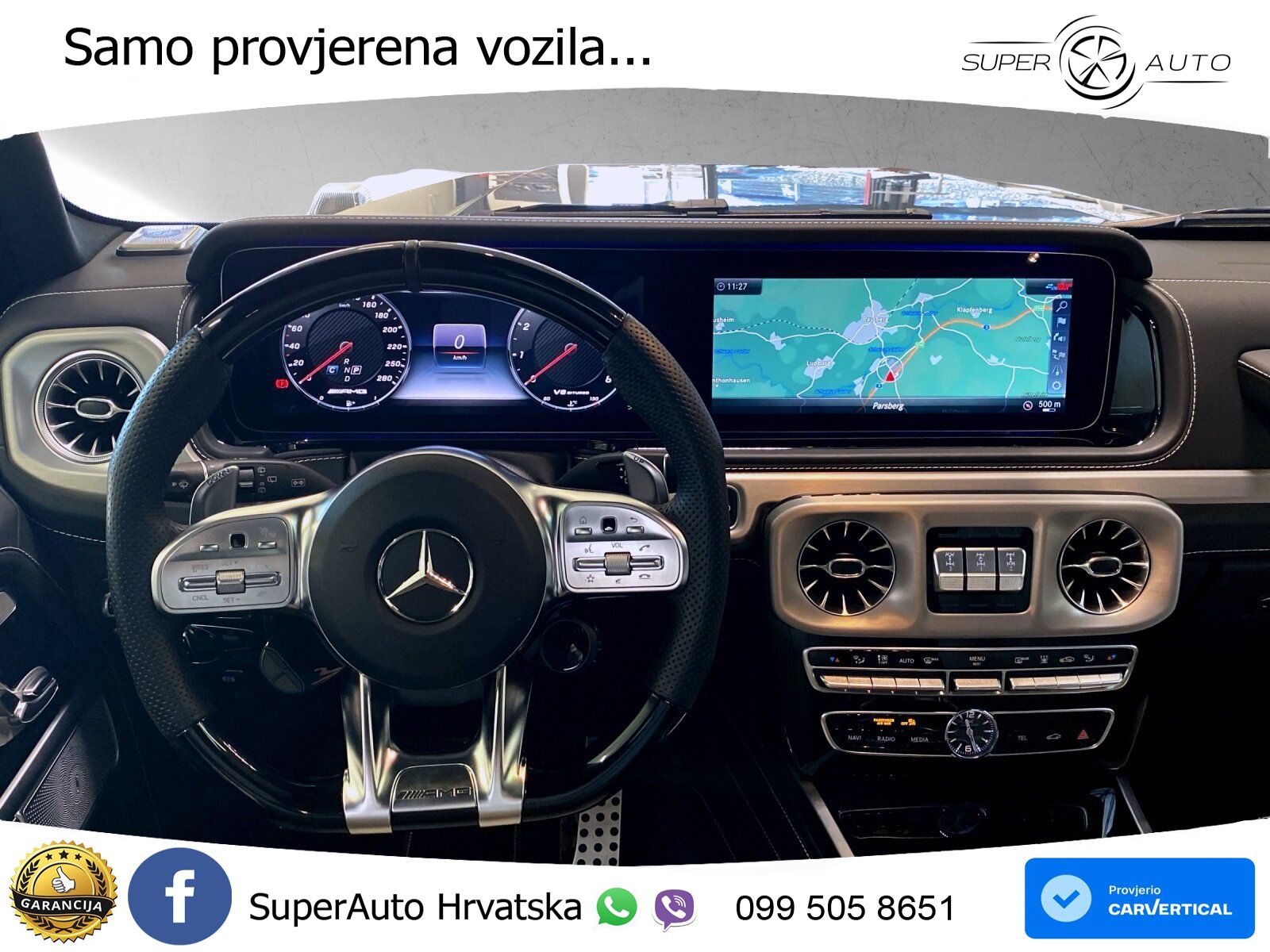 Mercedes AMG G 63 Long V8 (585 KS) 4MATIC 9G-TRONIC AMG SPEEDSHIFT PLUS Superior LED+ACC