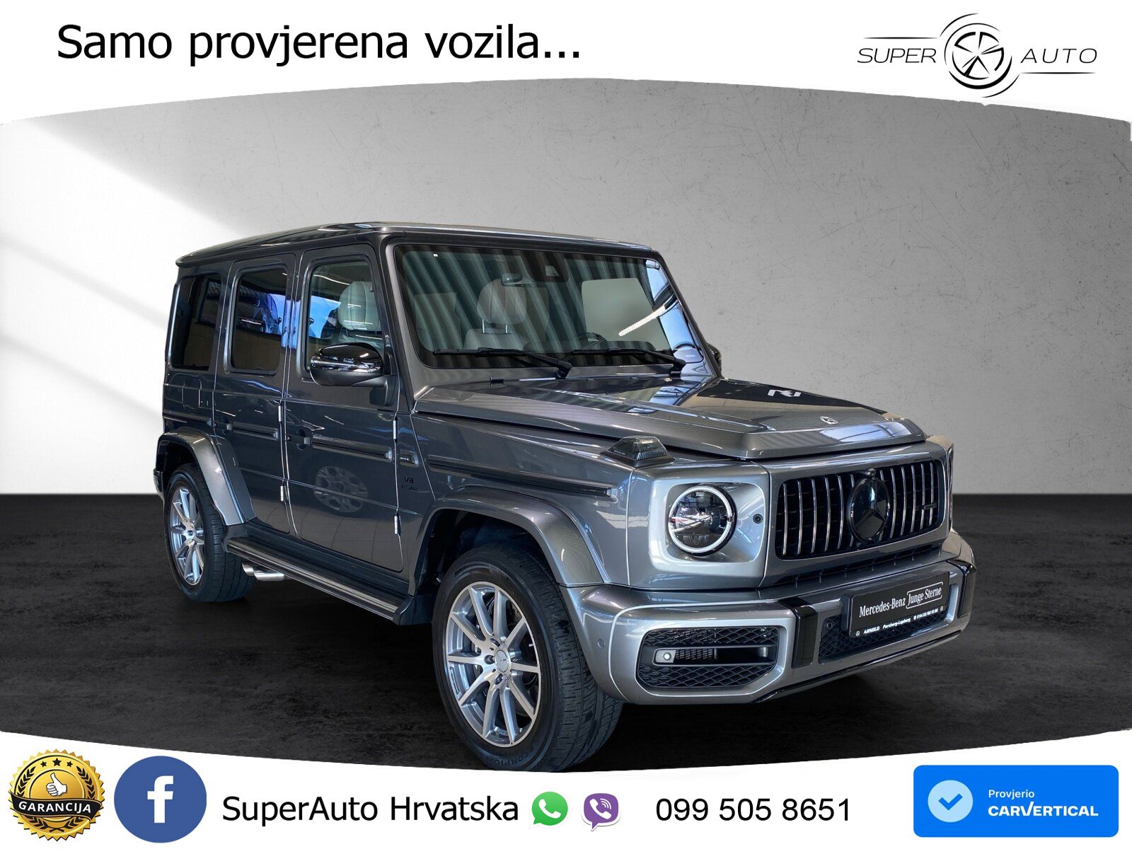 Mercedes AMG G 63 Long V8 (585 KS) 4MATIC 9G-TRONIC AMG SPEEDSHIFT PLUS Superior LED+ACC