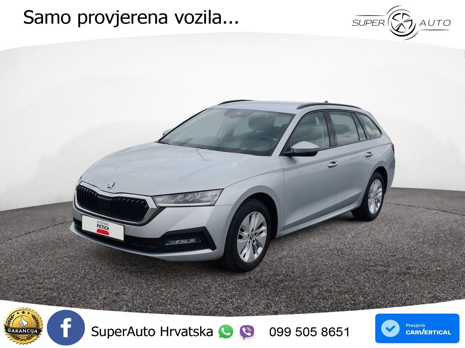 Škoda Octavia Combi 2.0 TDI (150 KS) DSG LED+GR SJED+ACC