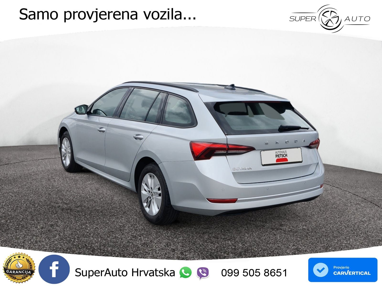 Škoda Octavia Combi 2.0 TDI (150 KS) DSG LED+GR SJED+ACC